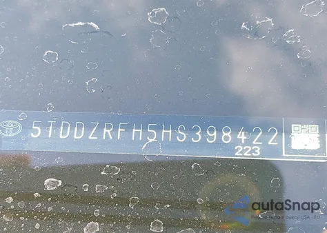 2017 Toyota Highlander Limited из США, поврежденный, VIN 5TDDZRFH5HS398422